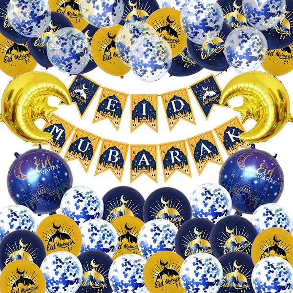 EID Mubarak -ilmapallobanneri