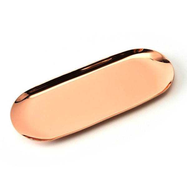 Förvaringsbricka Tebricka ROSE GOLD LARGE ROSE GULD LARGE Rose gold large