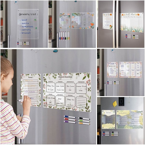 7 stk Magnet Week Calendar Magnetic Refrigerator Sticker 7 7 7