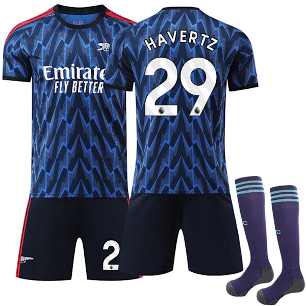 Arsenal Aawy Lasten Aikuisten Jalkapallopaita Pelipaita Nro 29 Havertz 2025-2026 16