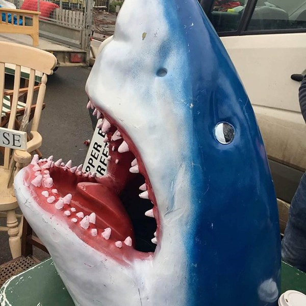 Horror Shark Shark Garden Art Statue Have Decor