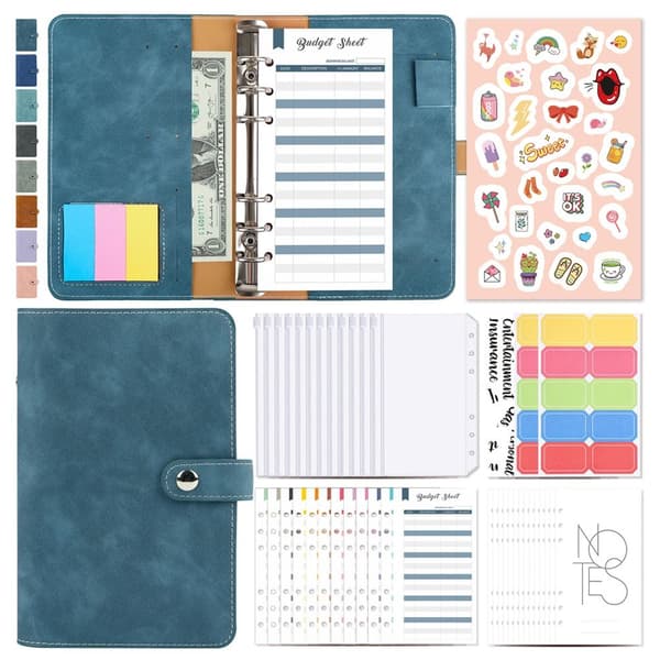 Spareutfordring Perm Planlegger Notatbok LYSEBLÅ light blue