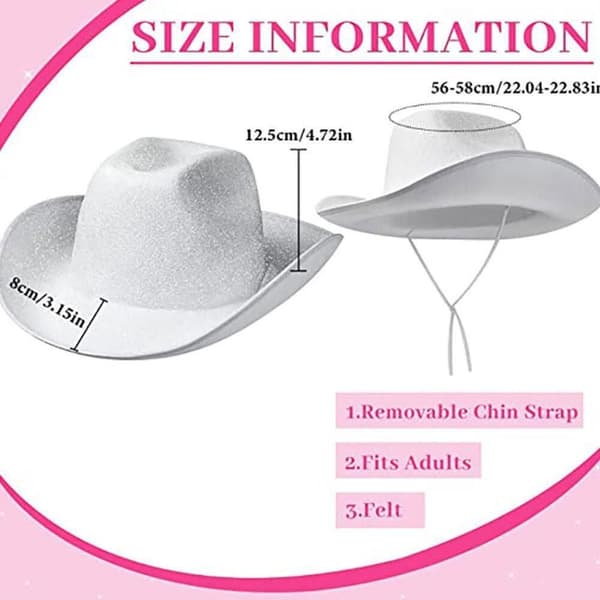 Western cowboyhatt SORT Black