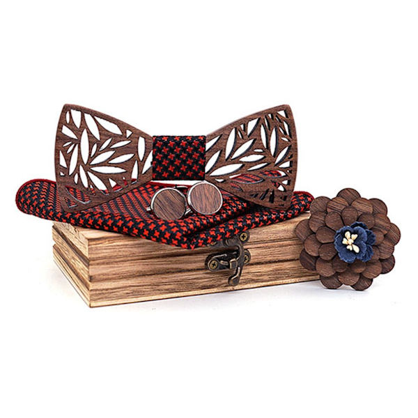 Tresløyfe Lommetørklesett Bowtie T201-C6 T201-C6 T201-C6