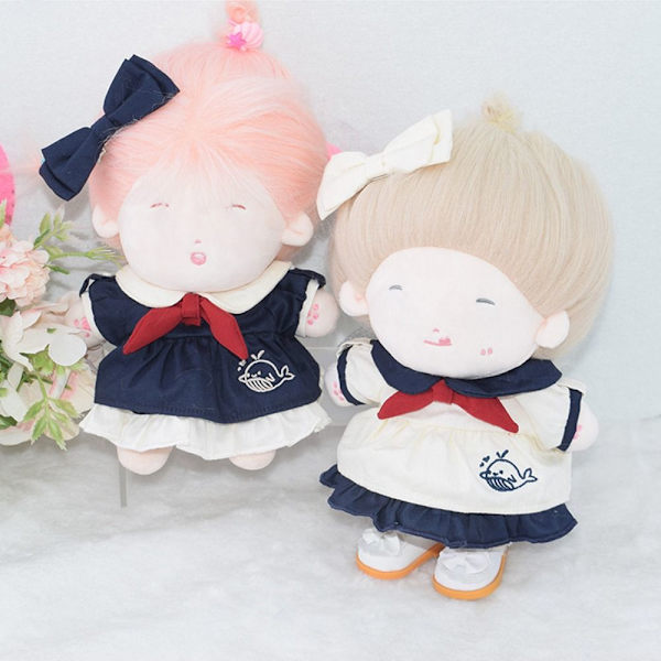 Baby i bomullsdocka NAVY navy