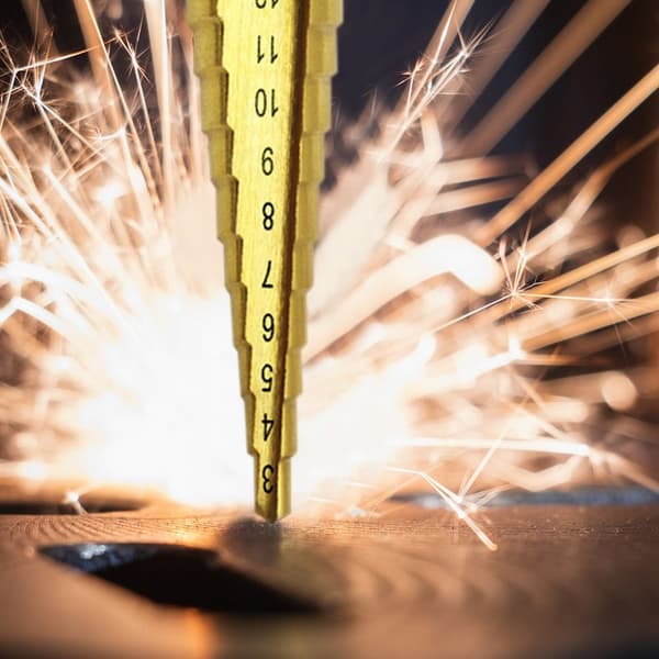 Step Drill Snoet Bit Guld Pagoda Drill
