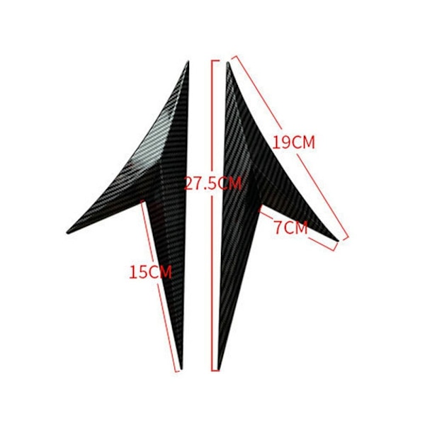 Bildekaler Bildekal KOLFIBER KOLFIBER Carbon Fiber