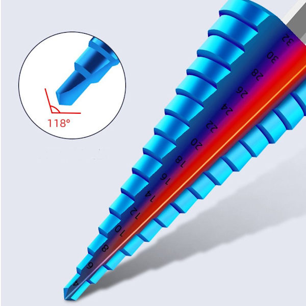 Step Drill Bit Step Cone Drill 4-20MM 4-20mm