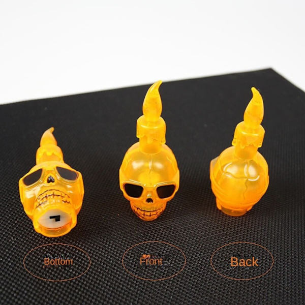 Halloween skalle ljus Elektronisk lampa VIT white