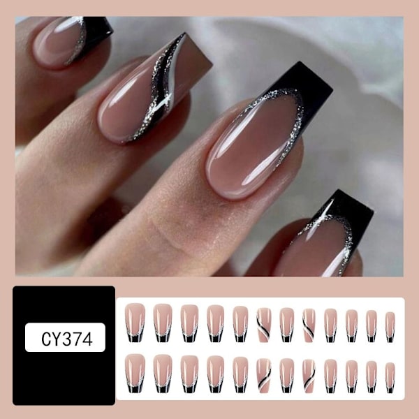 French Fake Nails Ballerina False Nail 1 1 1