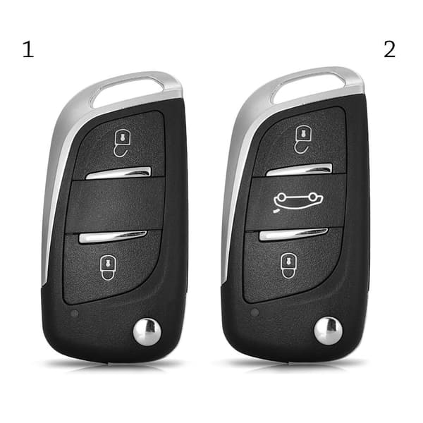 Sammenfoldelig nøglekasse Bilnøgleskal 3 KNAPPER 3 KNAPPER 3 Buttons