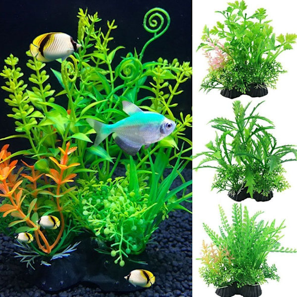 2 ST Artificiellt vattenogräs Fisktanksgräs P525 P525 P525