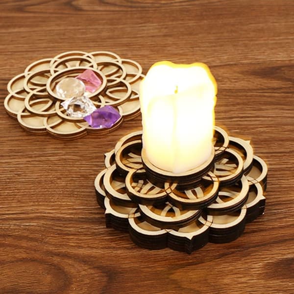 Krystalkuglebase glaskugleholder 2 2 2