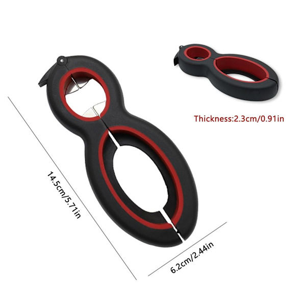 6 in 1 Multi Opener CAN Pullonavaaja