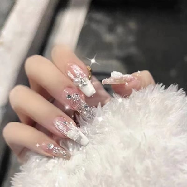 Franska Fake Nails False Nail ZMJ175 ZMJ175 ZMJ175