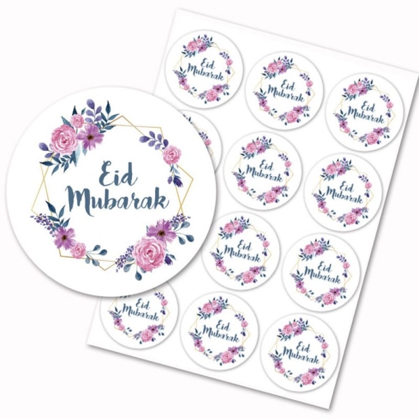 144 STK EID Mubarak Sticker Label Seal Stickers 7 7