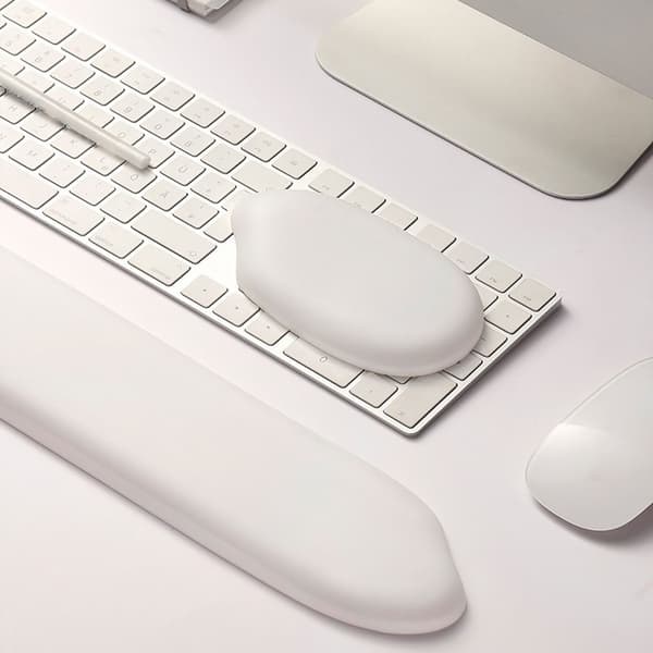 Håndledsstøtte Musemåtte Tastatur Pad MUSEMÅTTE - SORT MUS Mouse Pad-Black