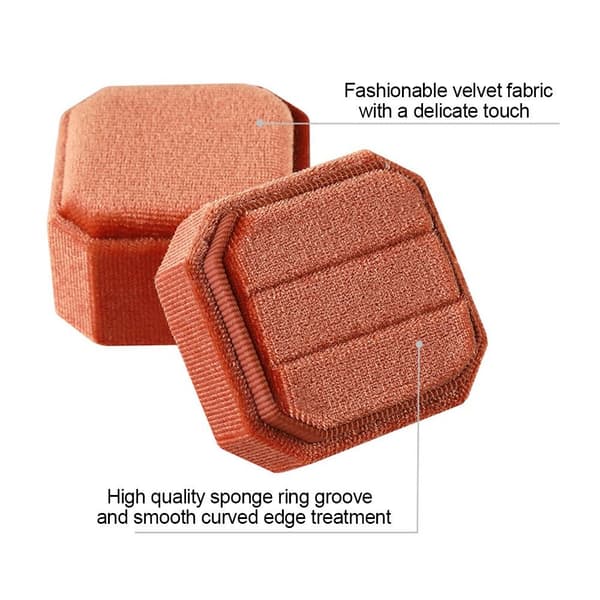 Smyckeskrin Dubbelring Case ROSA pink