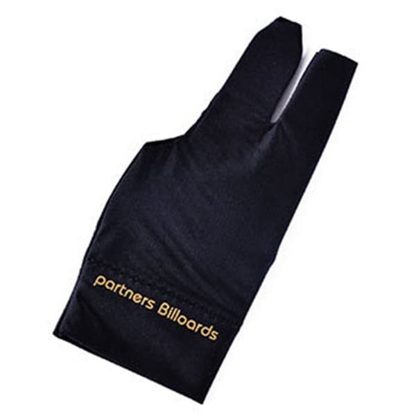 3 Stk Billardhandske Three Finger Handske SORT SORT black