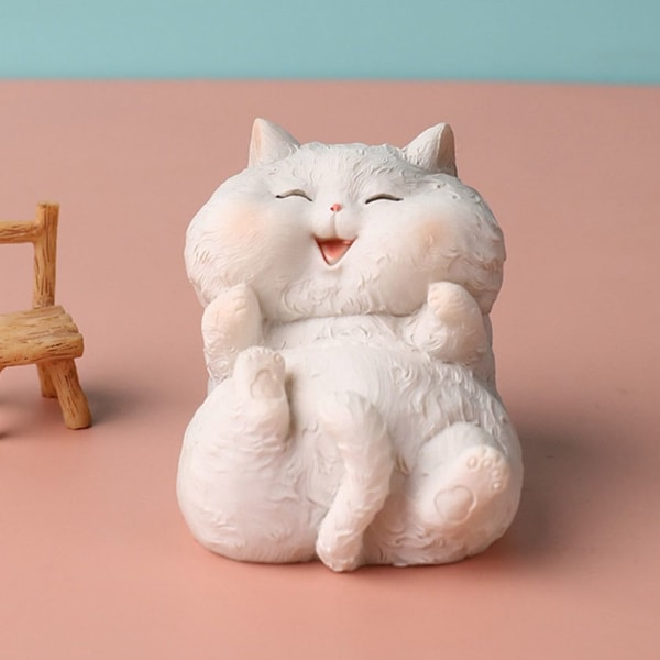 Resin Cat Statue Bobblehead Ornaments 2 2 2