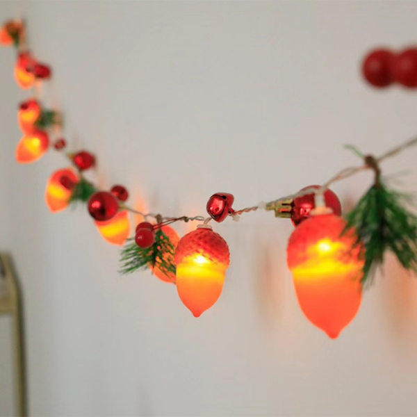 Halloween LED String Light Fødselsdagslampe Dekor Lampe
