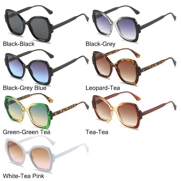 Butterfly Sunglasses Irregular Sunglasses SORT-GRÅ SORT-GRÅ Black-Grey