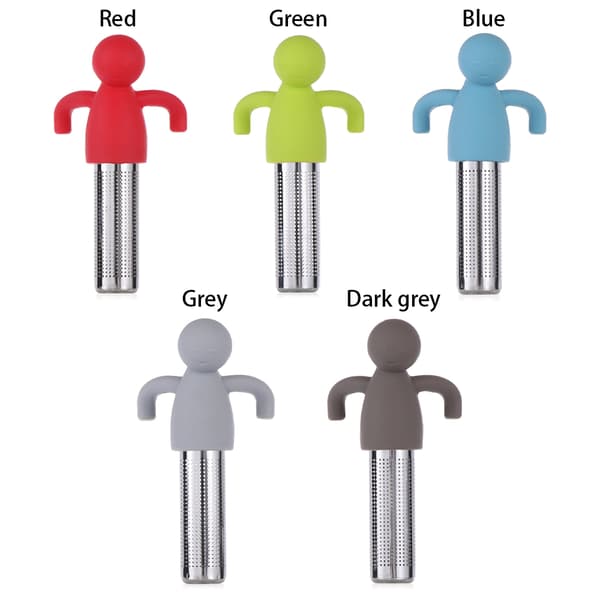 Teinfusor Little Man Shaped GRÅ grey