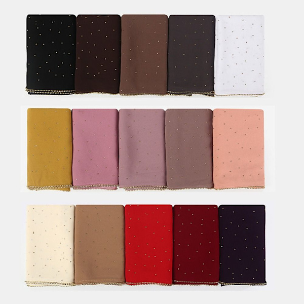 Päähuivi Satin Bandana MUSTA black
