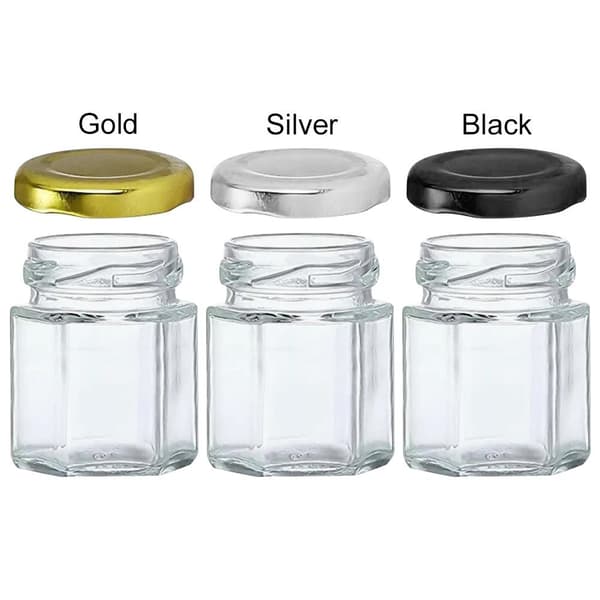 Honningglas af glas Honningflasker SØLV silver