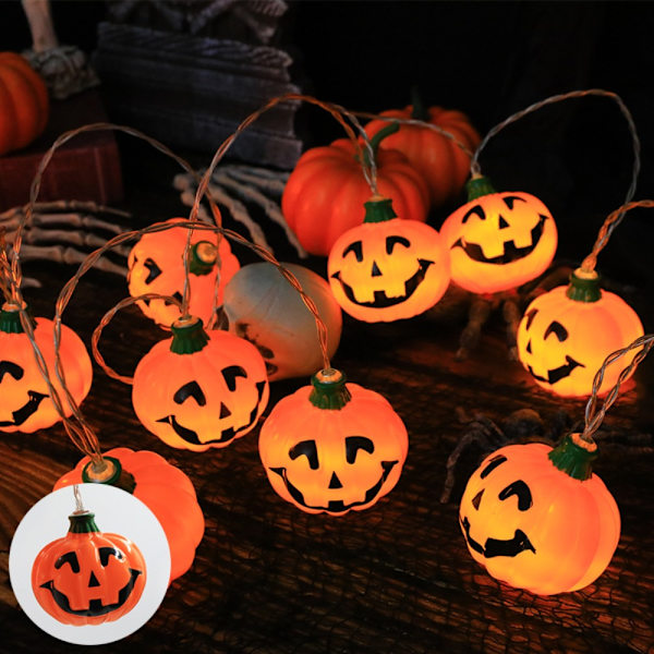 Halloween Pumpkin String Lights Lantern 3 3 3