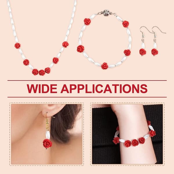 Beads Flower Beads Rose Beads