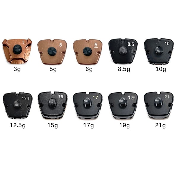 Golf Slider Vægtklub Modvægt 8.5G 8.5G 8.5g