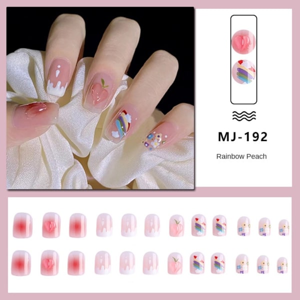 Franske falske negle falske negle MJ-192 MJ-192 MJ-192