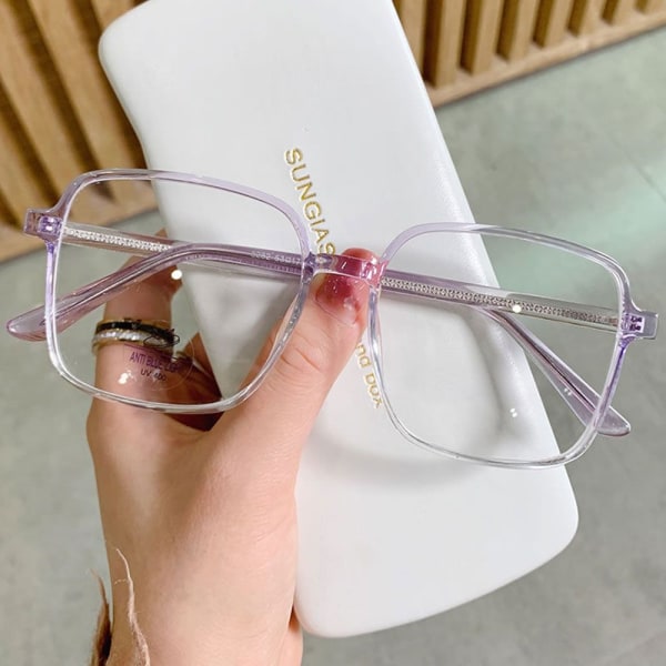 Anti-Blue Light Briller Oversized briller LILLA Purple