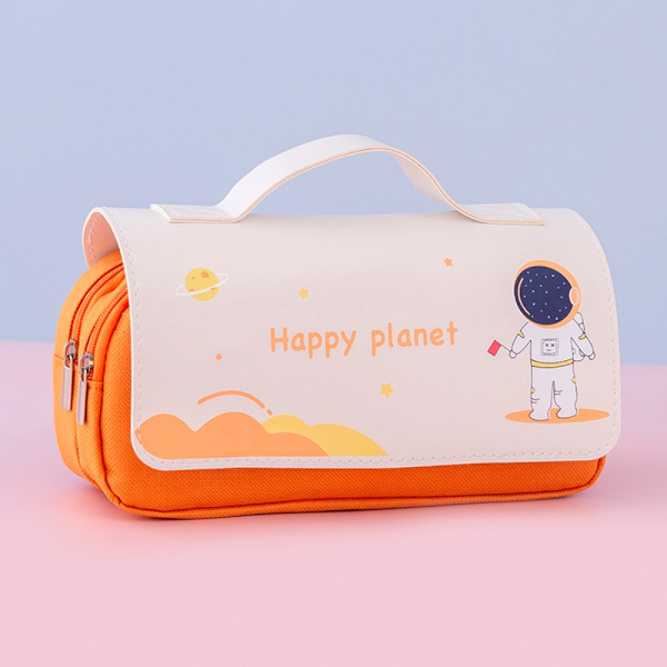 Pen Bag Blyanter Pouch ORANGE Orange