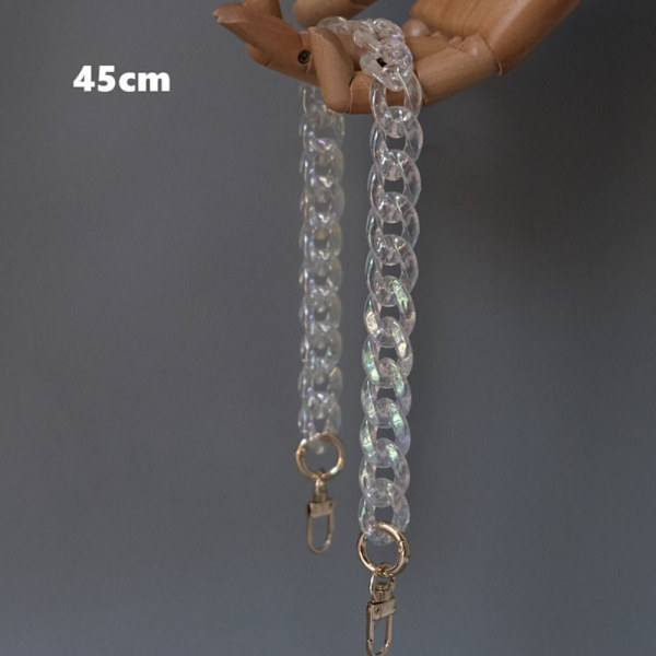 Akryl Resin Taskekæder Skuldertaskestropper 45CM 45cm