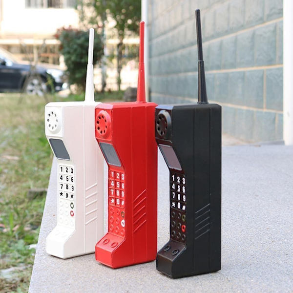 Mobil Brick Phone Model Brick Cell Phone Dekoration Hantverk Black