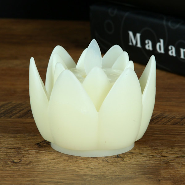 Lotus kynttilälamppu toivomuslamppu PUNAINEN 1 VALO 1 VALO red 1 light-1 light