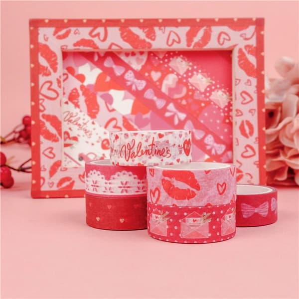 10st/ set Washi Tape klibbigt papper