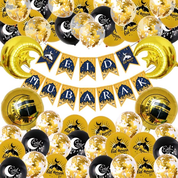 EID Mubarak -ilmapallobanneri