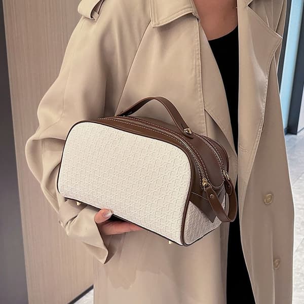 2stk Kosmetisk bag Oppbevaringsposer KHAKI khaki