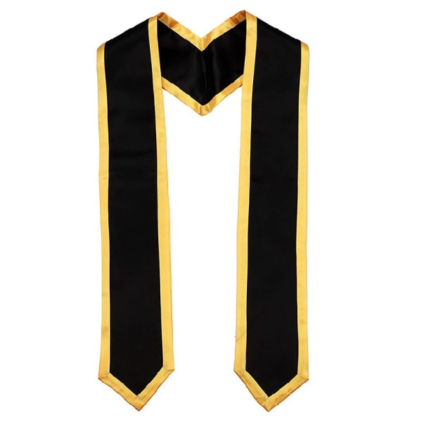 Graduation Stole Sash Graduation Robes SORT black