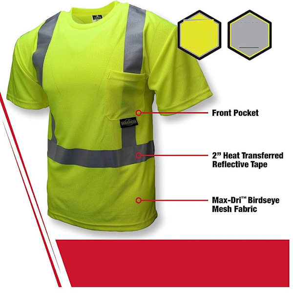 Refleksvest med refleksstriper
