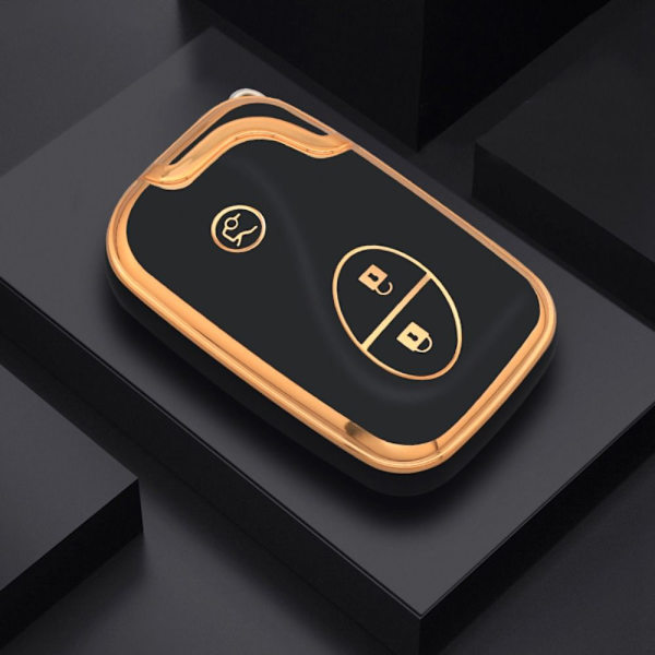 Auton avainkotelon case cover MUSTA MUSTA Black