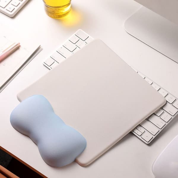 Håndleddsstøtte Musematte Tastaturmatte A-GRÅ&BLÅ A-GRÅ&BLÅ A-Grey&Blue