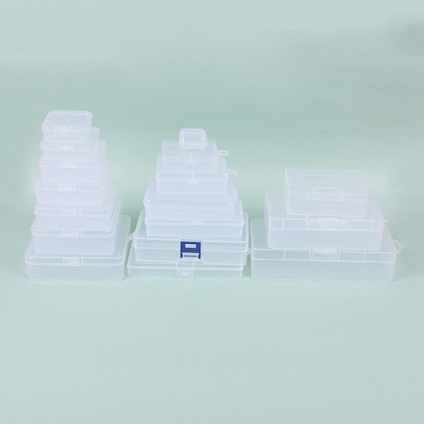 Opbevaringsæske Smykkeperler Beholder 12,4X11,2X1,2CM 12.4x11.2x1.2CM