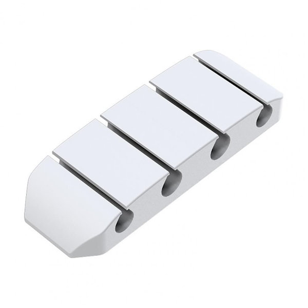 Cable Winder Wire Organizer white 4 Clips-4 Clips