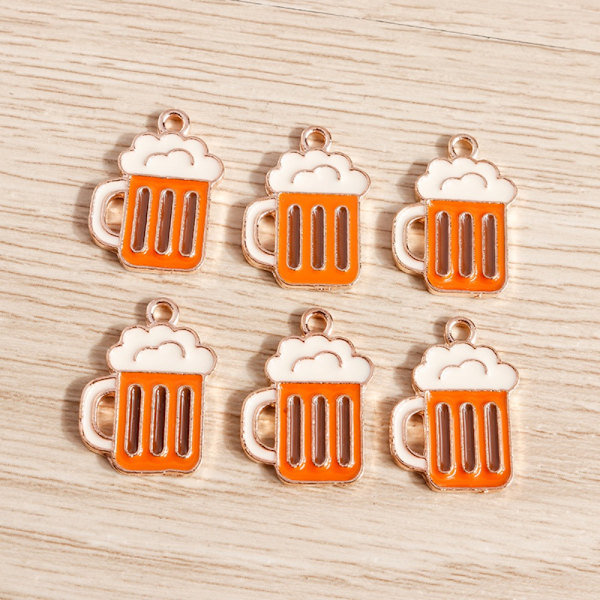 30 kpl Emali olutkuppi Dangle Charms juoman muotoinen riipus