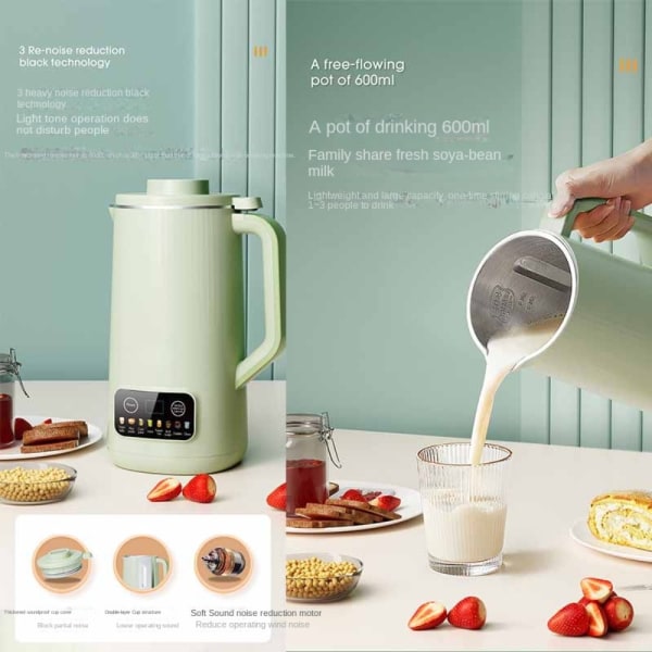 Sähkötoiminen soijamaitokone blender VALKOINEN EU EU white EU-EU