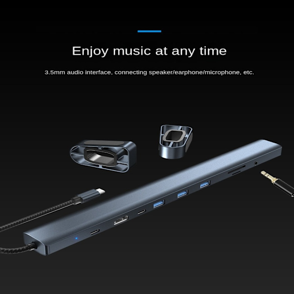 USB HUB Type-C dockingstation 4K HDMI-kompatibel